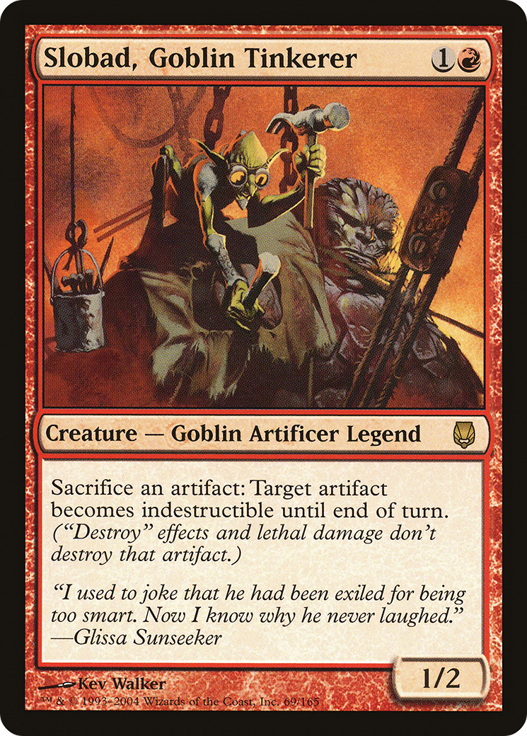 Slobad, Goblin Tinkerer [Darksteel] Foil