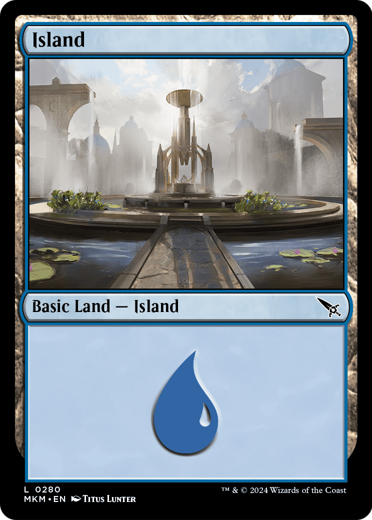Island (0280) [Murders at Karlov Manor] Foil