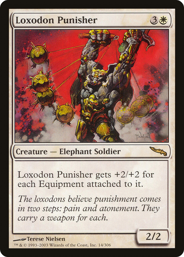 Loxodon Punisher [Mirrodin] Foil
