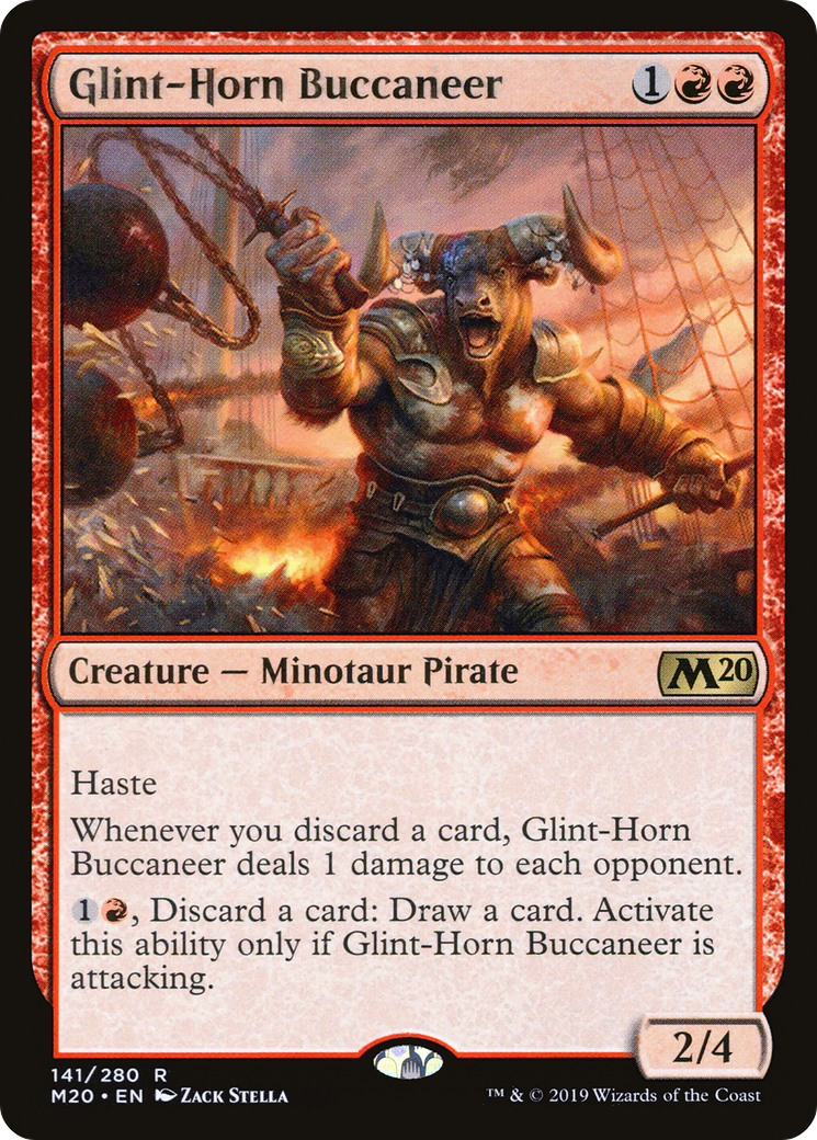 Glint-Horn Buccaneer [Core Set 2020] Foil