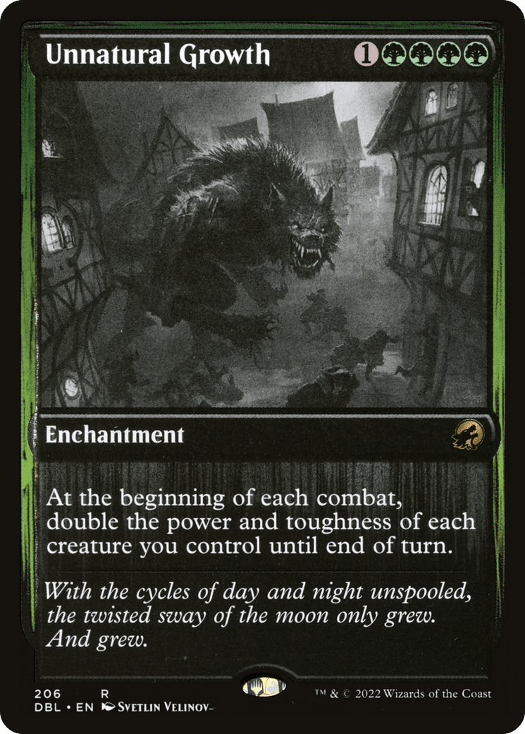 Unnatural Growth [Innistrad: Double Feature] Foil