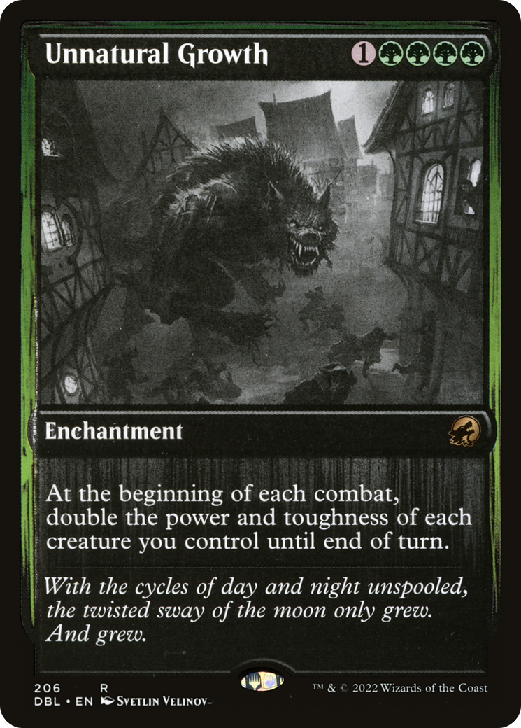 Unnatural Growth [Innistrad: Double Feature] Foil
