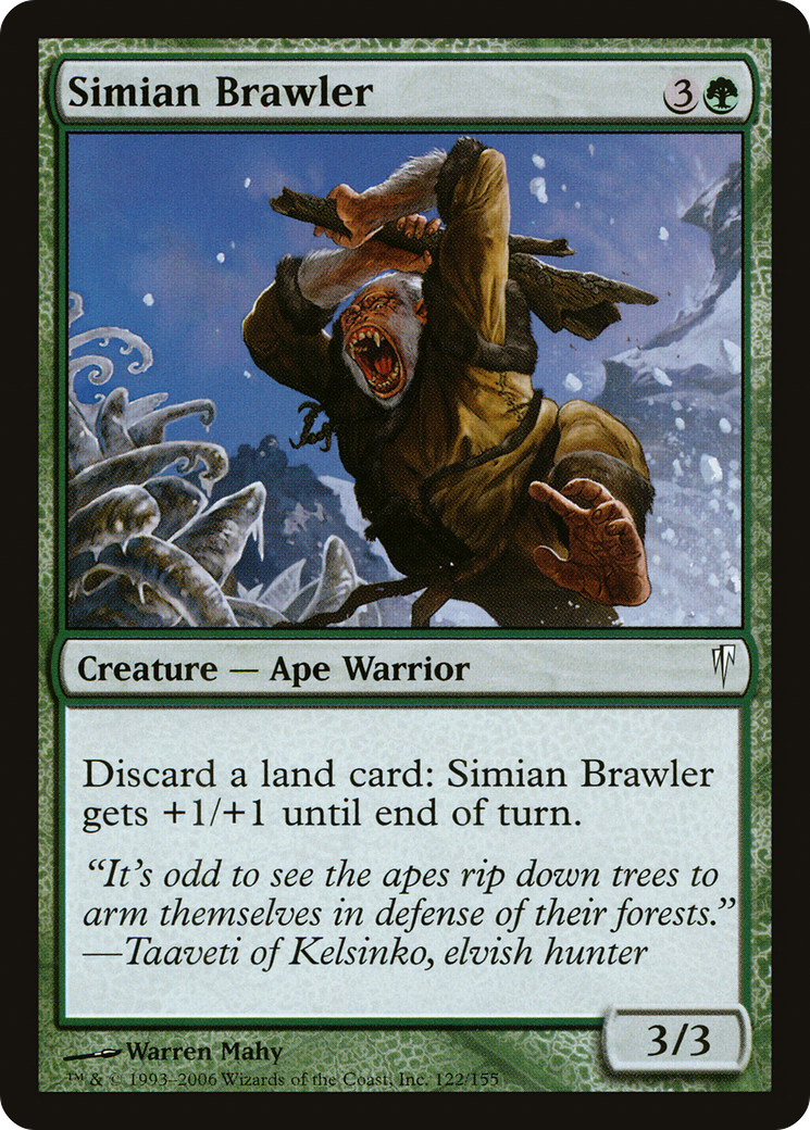 Simian Brawler [Coldsnap] Foil