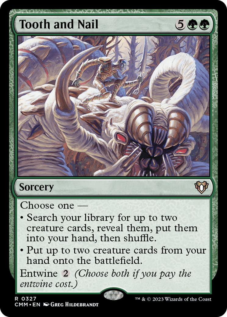Tooth and Nail [Commander Masters] Foil