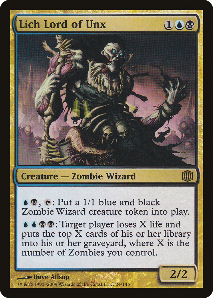 Lich Lord of Unx [Alara Reborn] Foil
