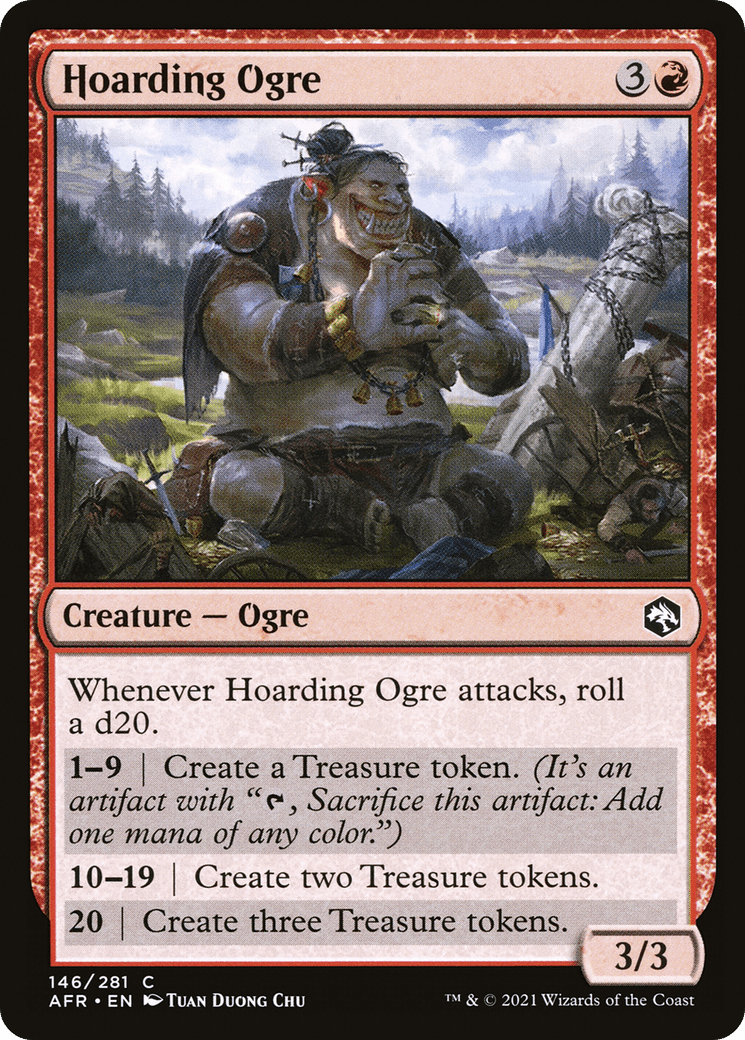 Hoarding Ogre [Dungeons & Dragons: Adventures in the Forgotten Realms] Foil