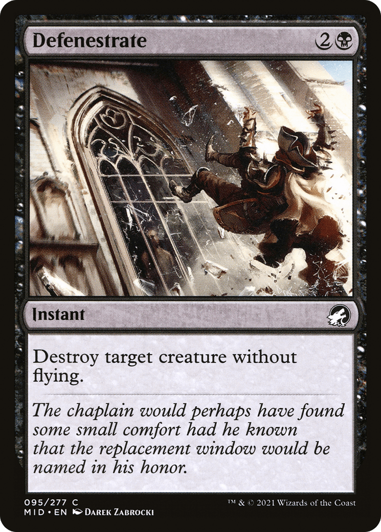 Defenestrate [Innistrad: Midnight Hunt] Foil