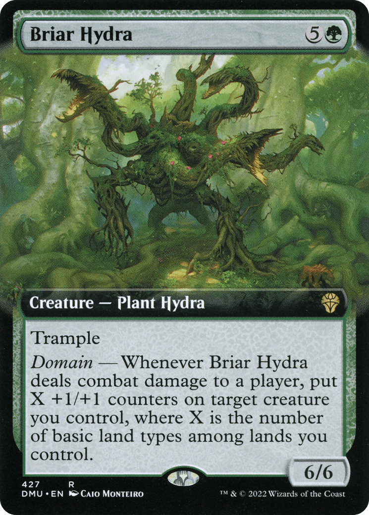 Briar Hydra (Extended Art) [Dominaria United] Foil