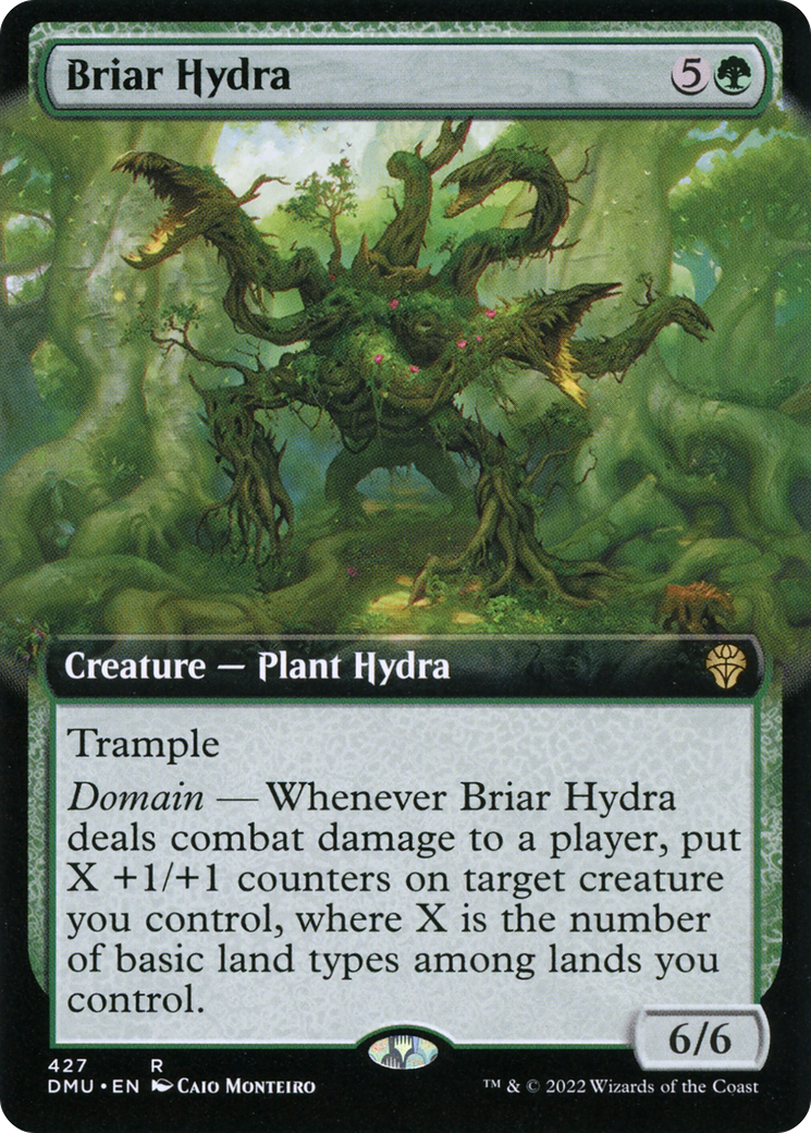 Briar Hydra (Extended Art) [Dominaria United] Foil