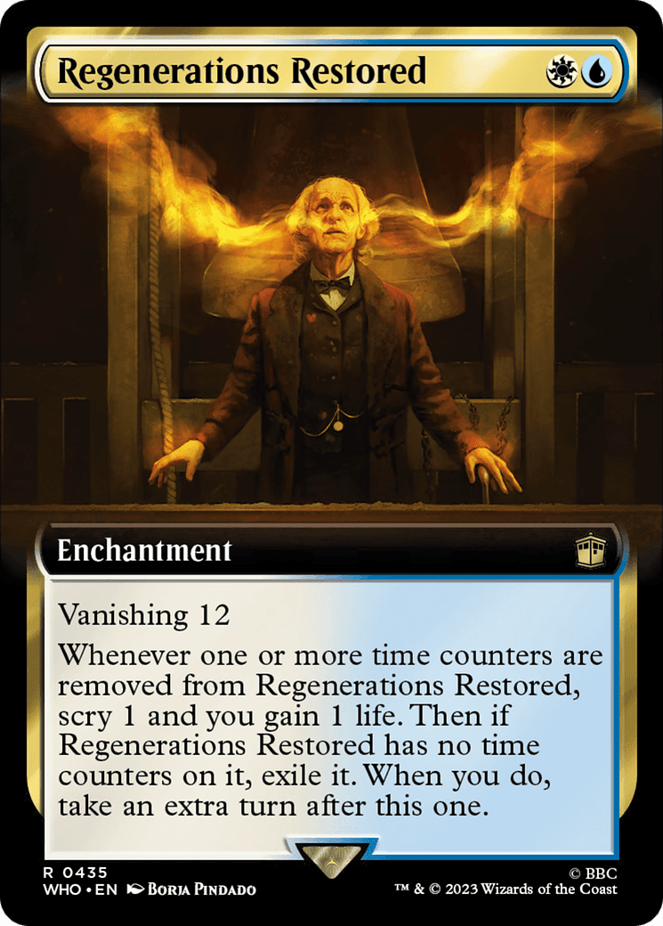 Regenerations Restored (Extended Art) [Doctor Who] Foil