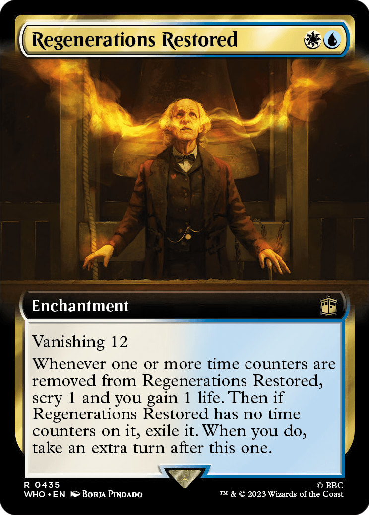 Regenerations Restored (Extended Art) [Doctor Who] Foil