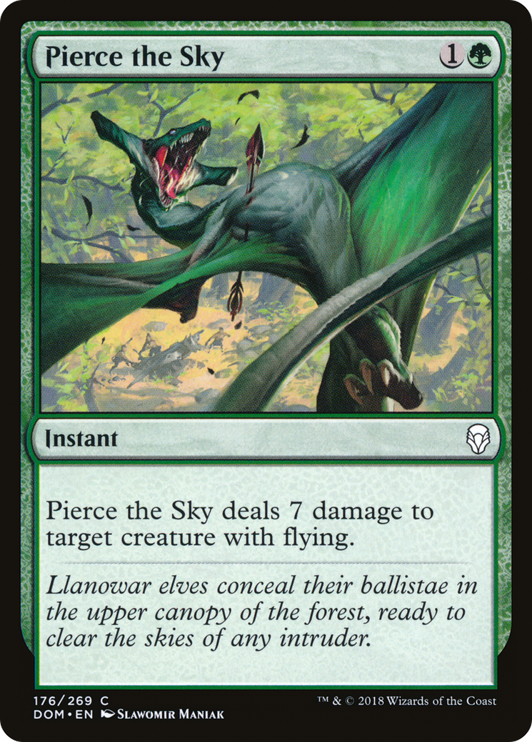 Pierce the Sky [Dominaria] Foil