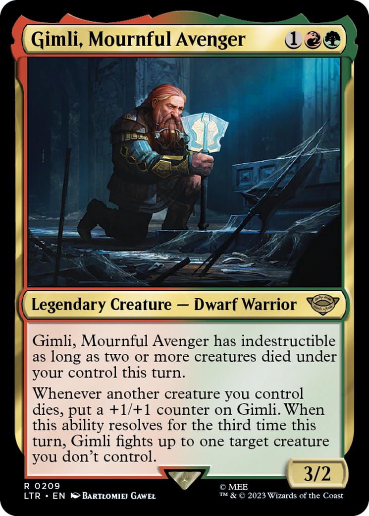 Gimli, Mournful Avenger [The Lord of the Rings: Tales of Middle-Earth] Foil