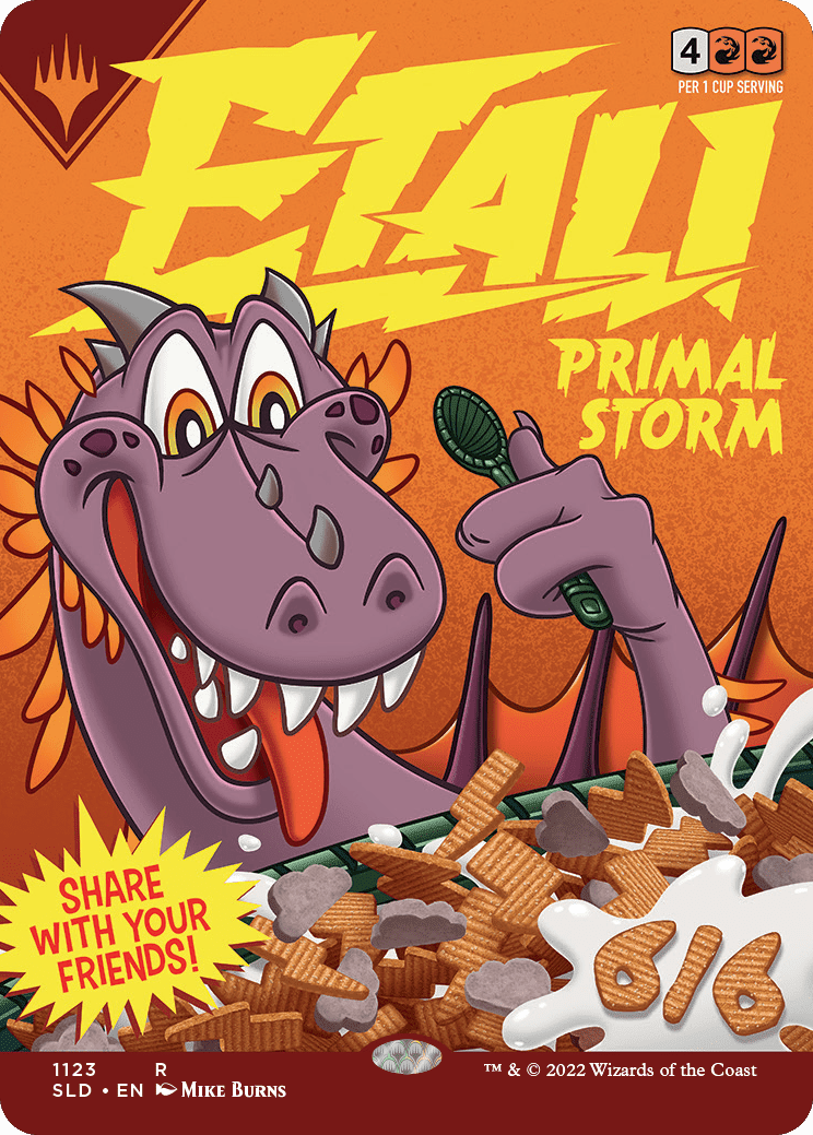 Etali, Primal Storm (Borderless) [Secret Lair Drop Series] Foil
