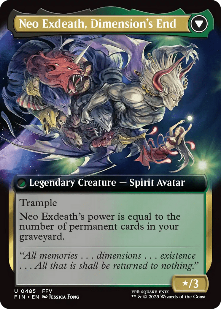 Exdeath, Void Warlock // Neo Exdeath, Dimension's End (485) [FINAL FANTASY] : (Extended Art)