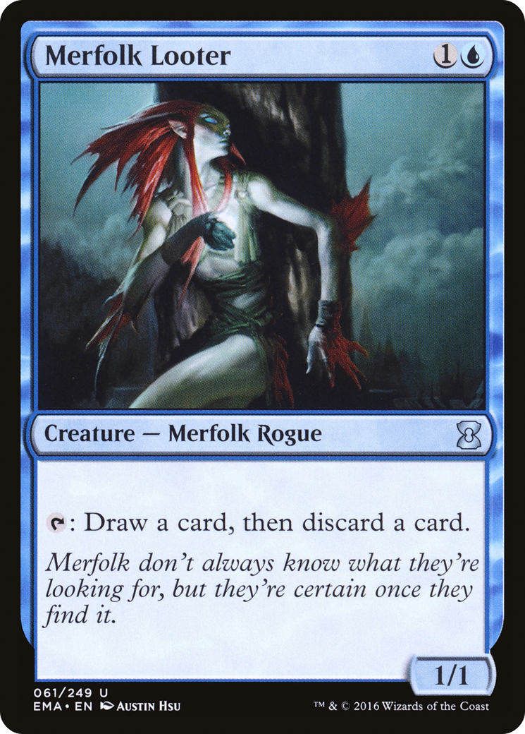 Merfolk Looter [Eternal Masters] Foil