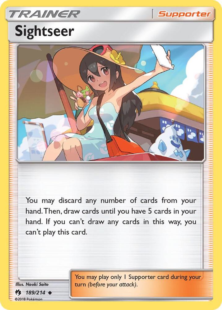 Sightseer 189/214 (SM - Lost Thunder) 