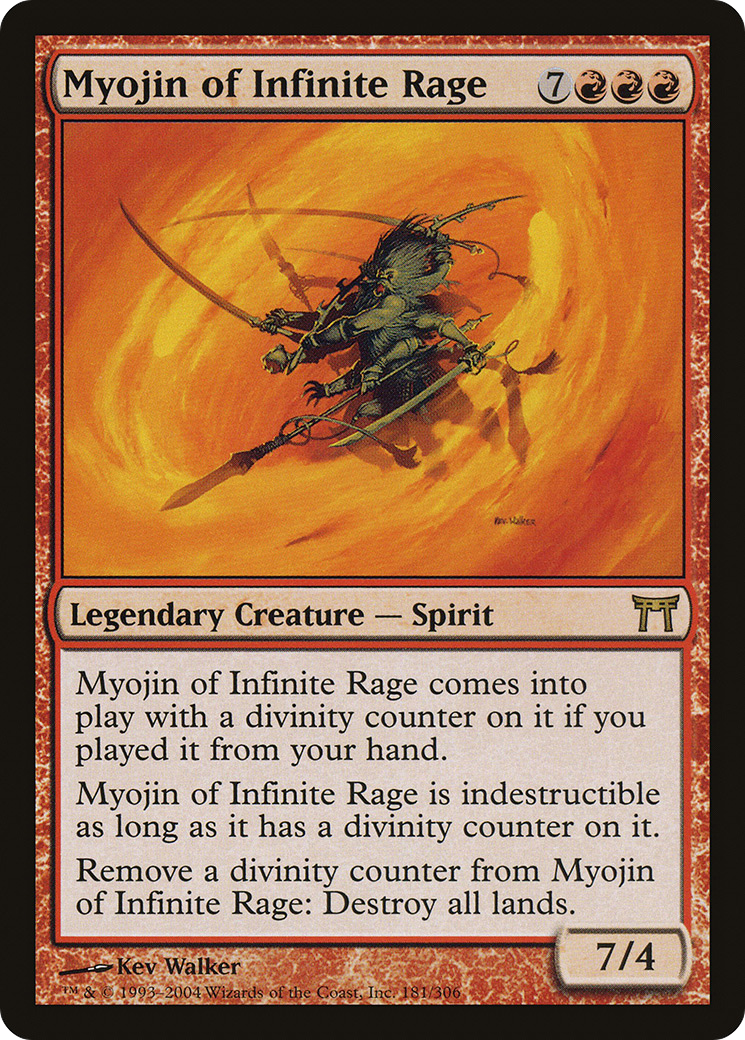 Myojin of Infinite Rage [Champions of Kamigawa] Foil