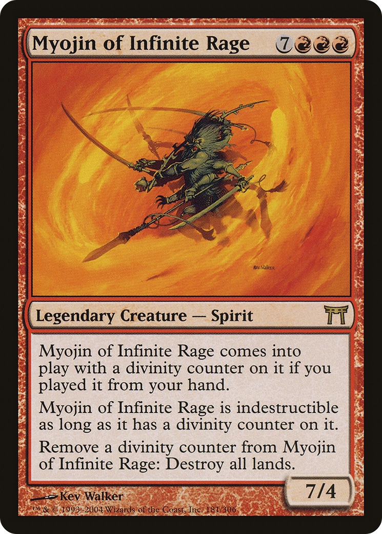 Myojin of Infinite Rage [Champions of Kamigawa] Foil