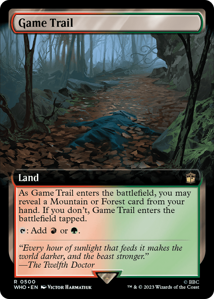 Game Trail (Extended Art) [Doctor Who] Foil
