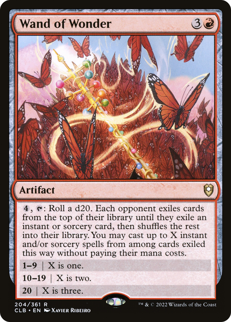 Wand of Wonder [Commander Legends: Battle for Baldur's Gate] Foil