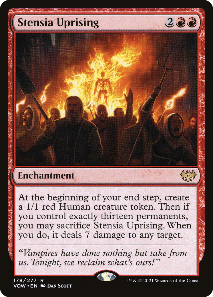 Stensia Uprising [Innistrad: Crimson Vow] Foil