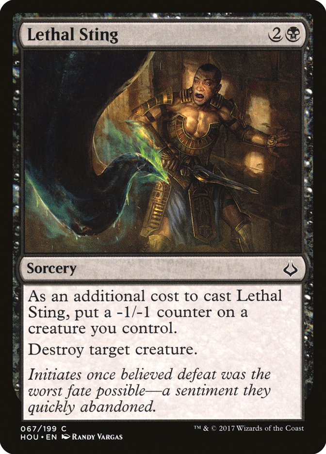 Lethal Sting 67/199 (Hour of Devastation)  - Foil