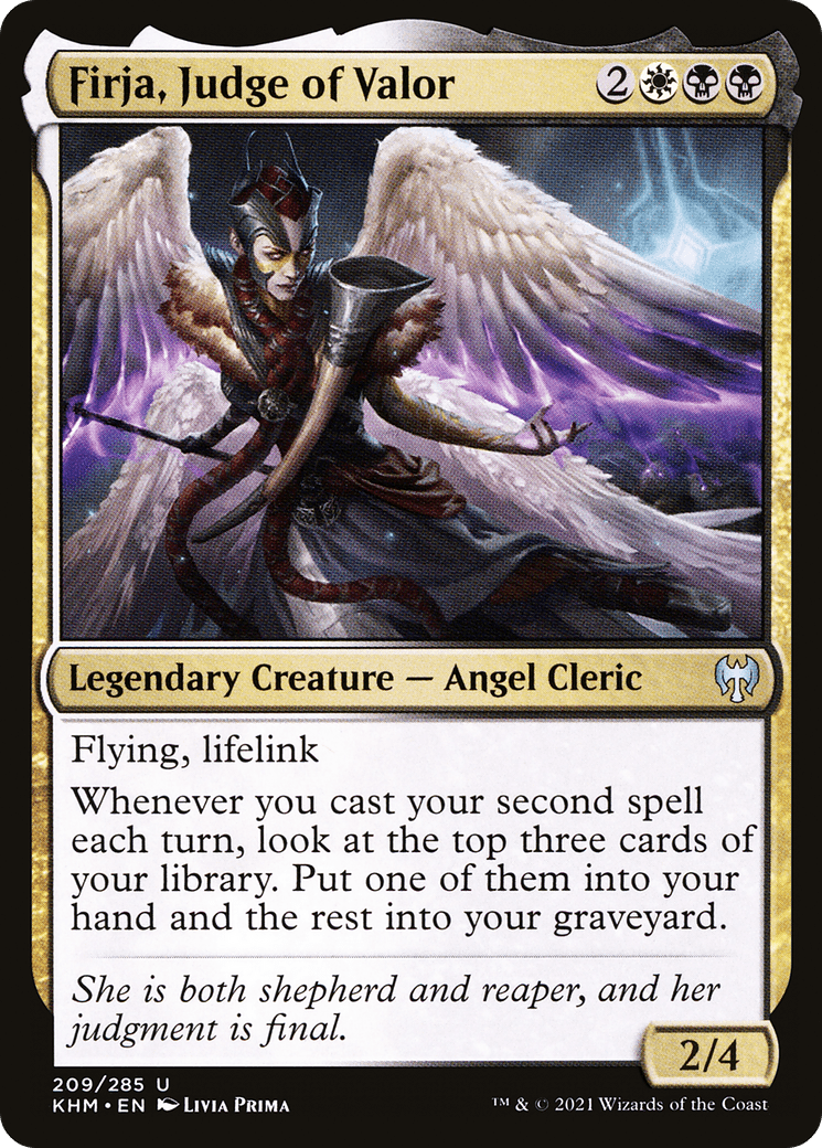 Firja, Judge of Valor [Kaldheim] Foil