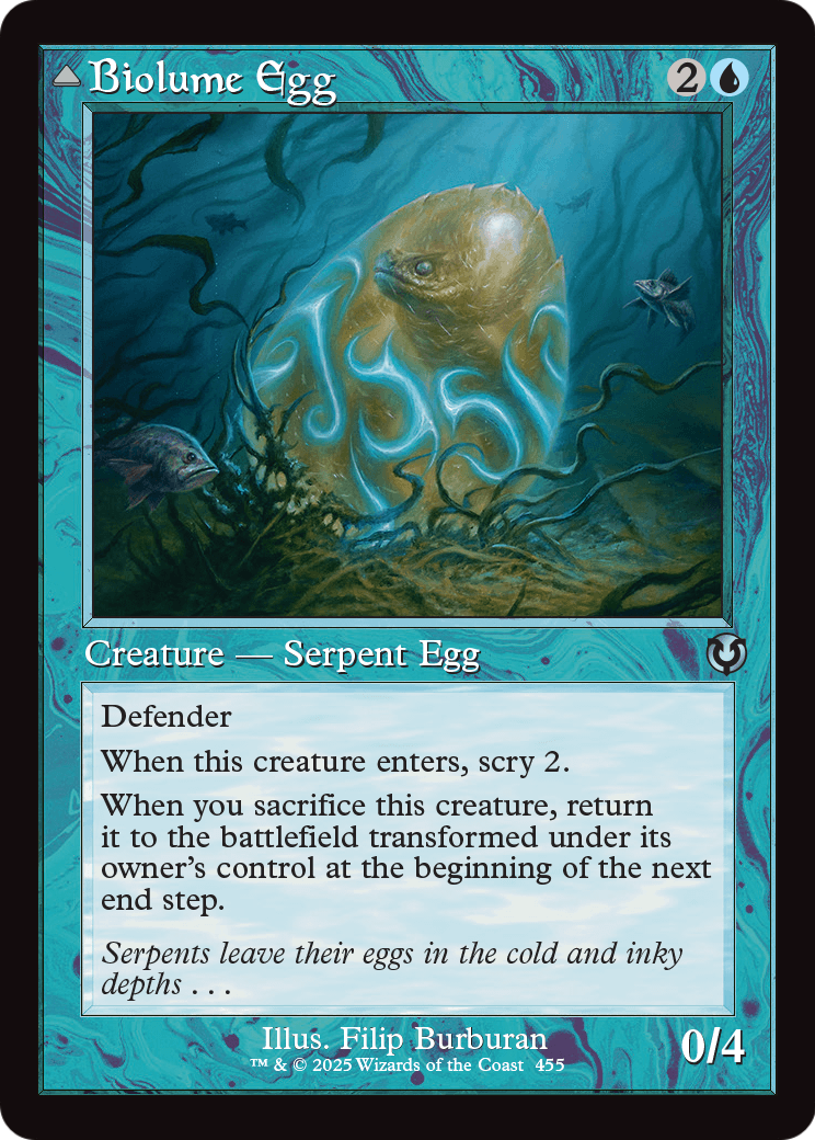 Biolume Egg (Retro Frame) (-455) [Innistrad Remastered]
