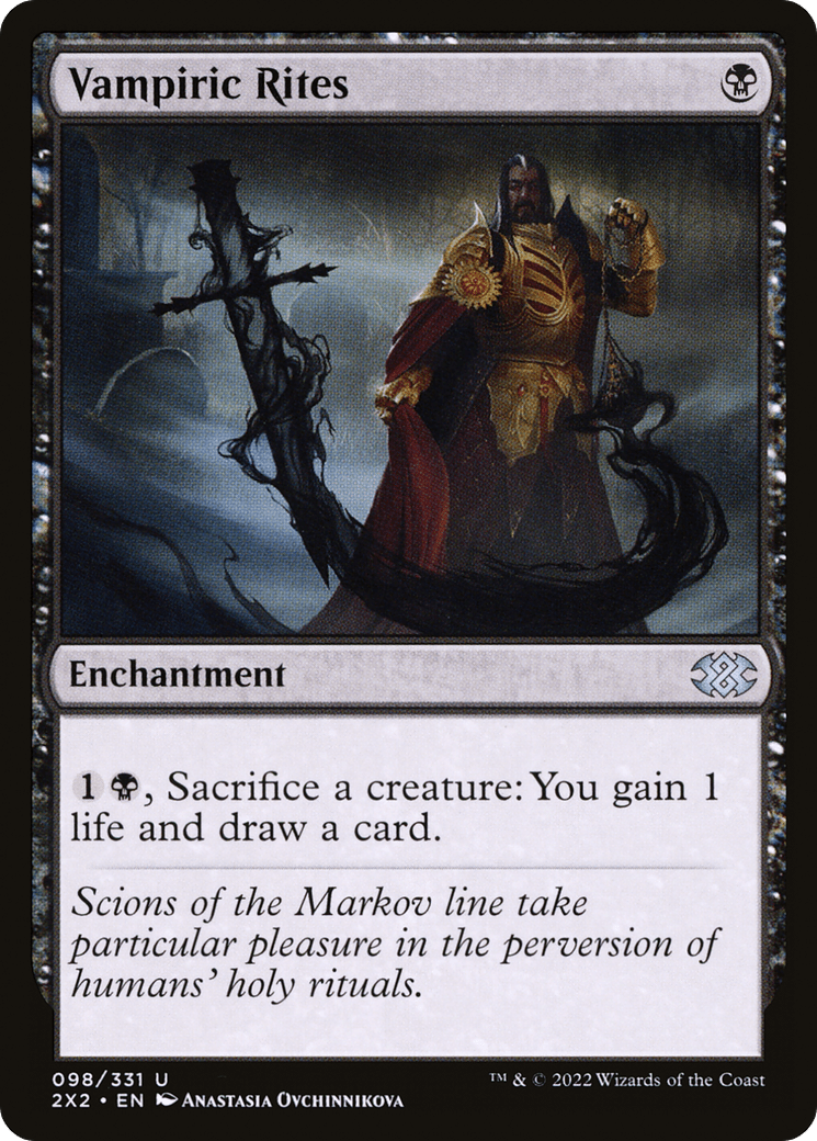 Vampiric Rites [Double Masters 2022] Foil