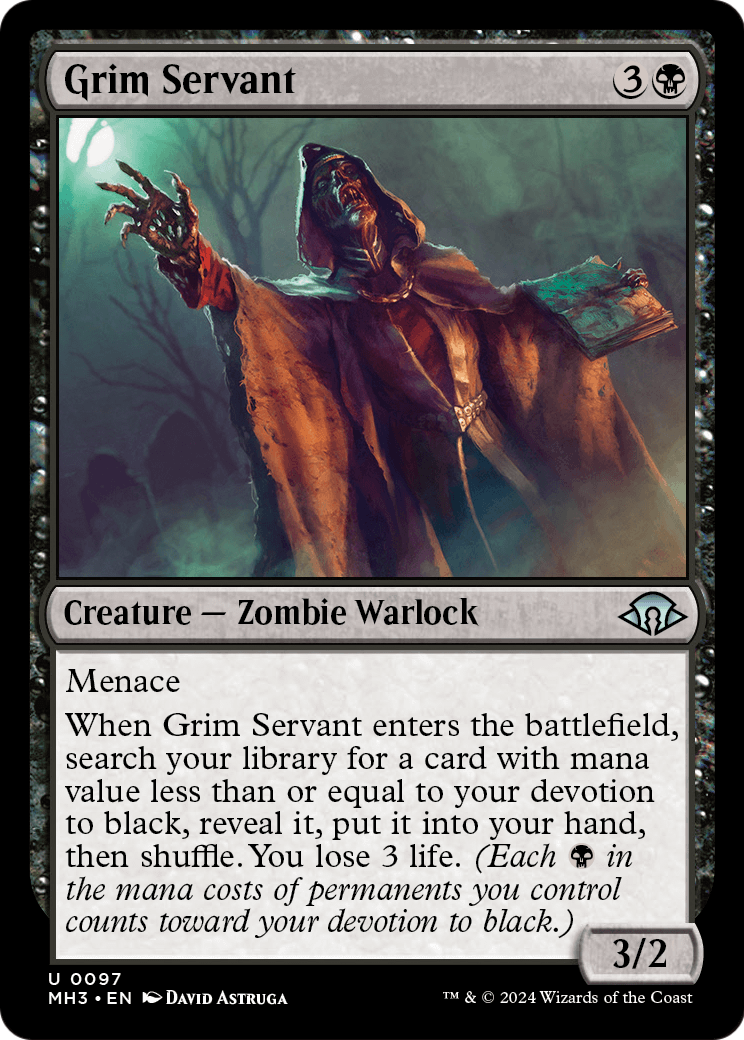 Grim Servant [Modern Horizons 3] Foil