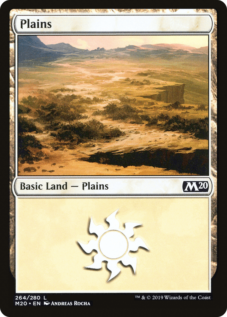 Plains (264) [Core Set 2020] Foil