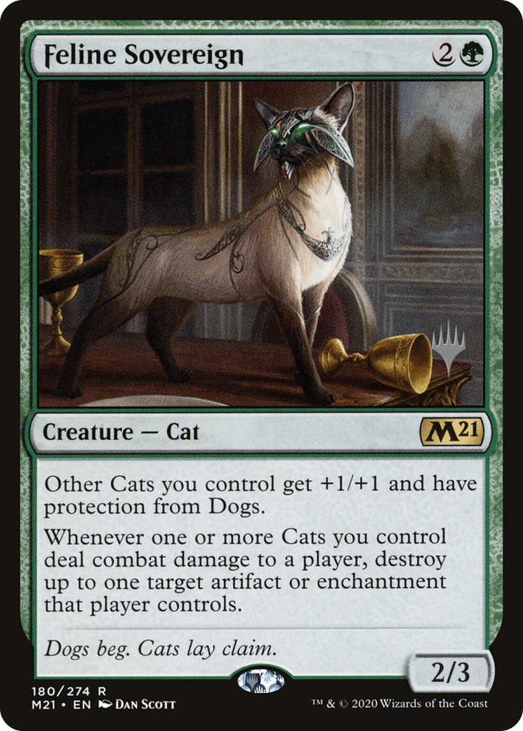 Feline Sovereign (Promo Pack) [Core Set 2021 Promos] Foil