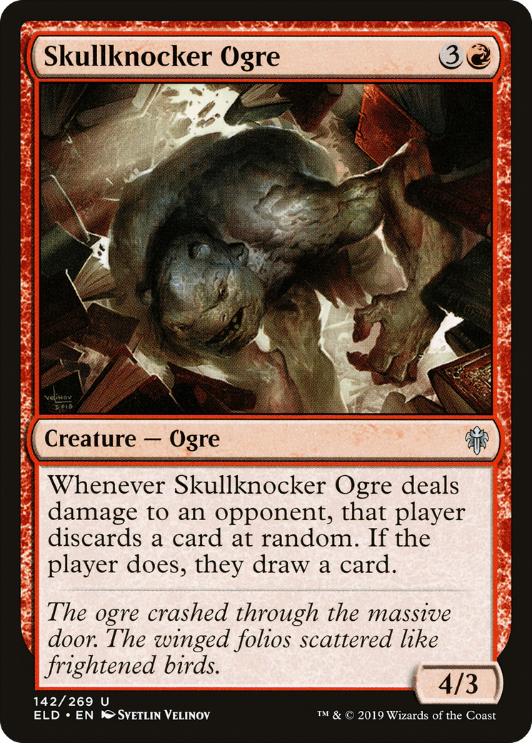 Skullknocker Ogre [Throne of Eldraine] Foil