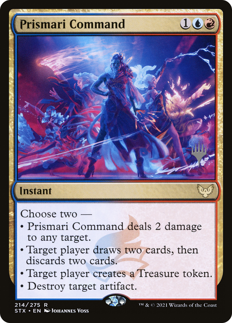 Prismari Command (Promo Pack) [Strixhaven: School of Mages Promos] Foil