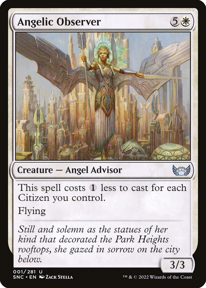 Angelic Observer 1/281 (Streets of New Capenna) 