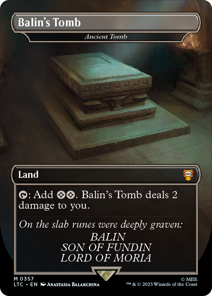 Ancient Tomb - Balin's Tomb [The Lord of the Rings: Tales of Middle-Earth Commander] Foil