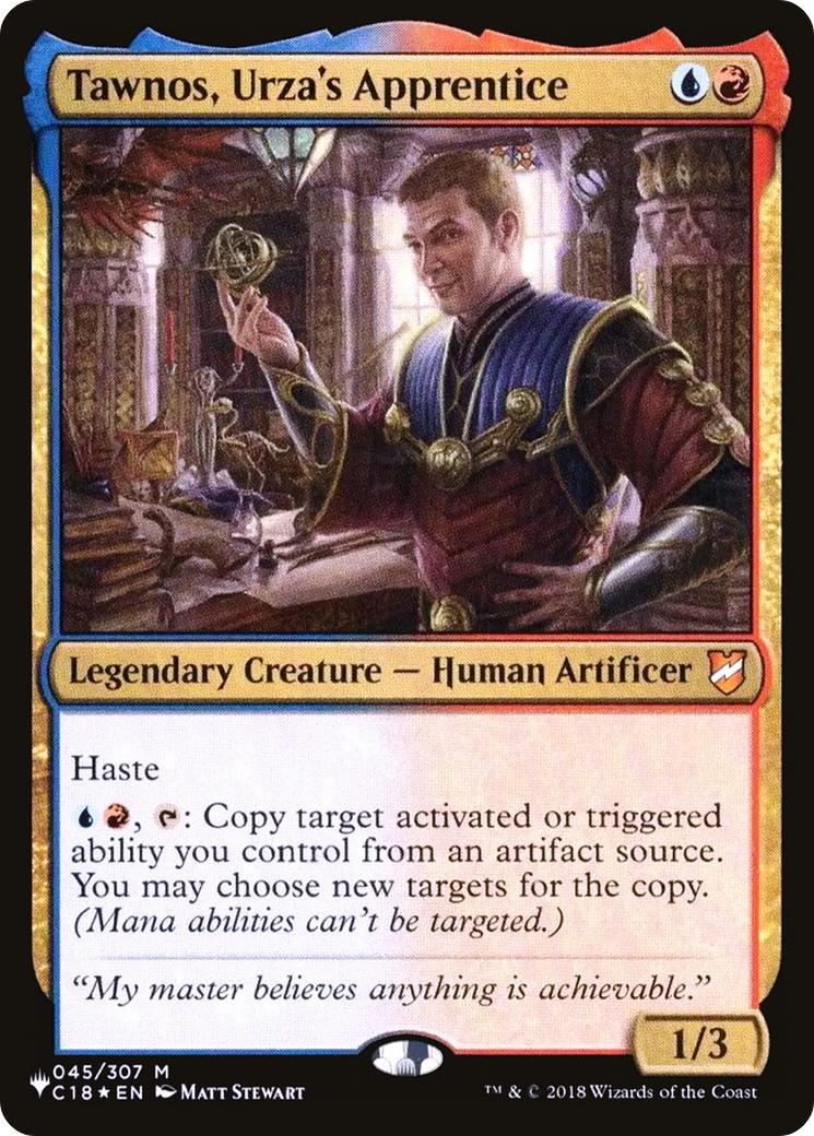 Tawnos, Urza's Apprentice |  (C18-45) [The List]