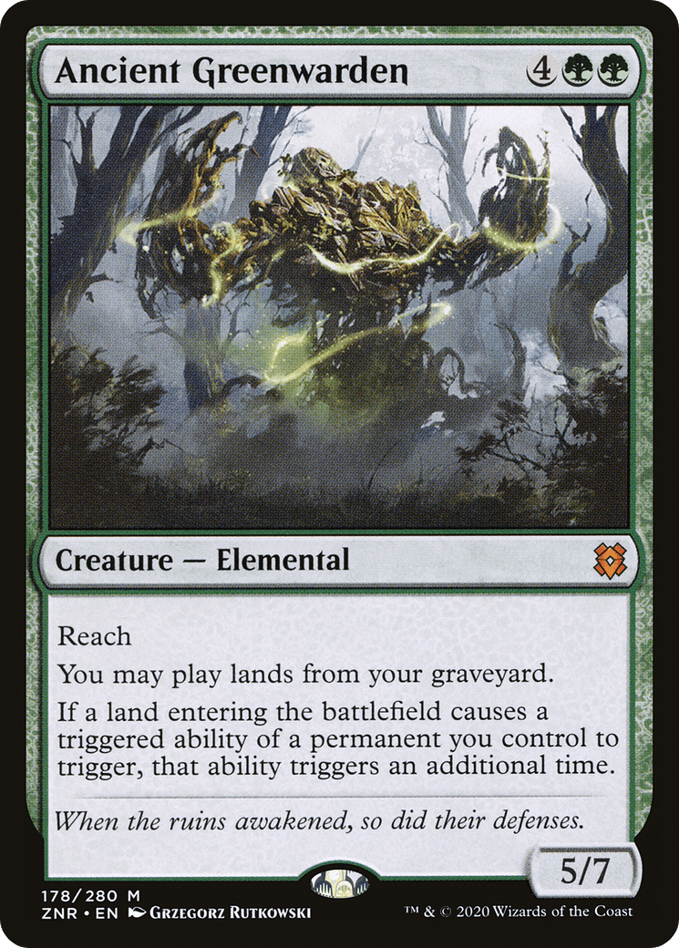 Ancient Greenwarden [Zendikar Rising] Foil