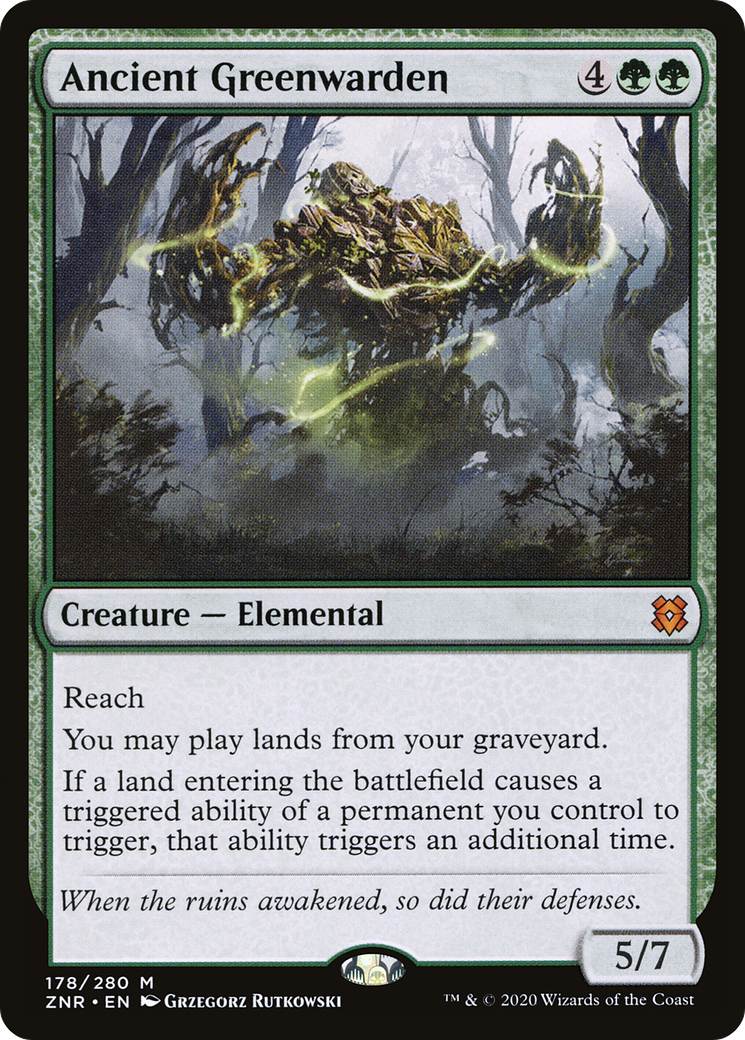 Ancient Greenwarden [Zendikar Rising] Foil