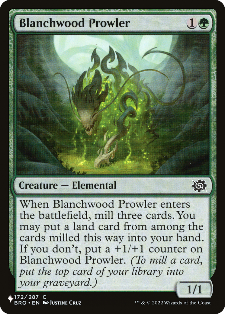 Blanchwood Prowler |  (BRO-172) [The List]
