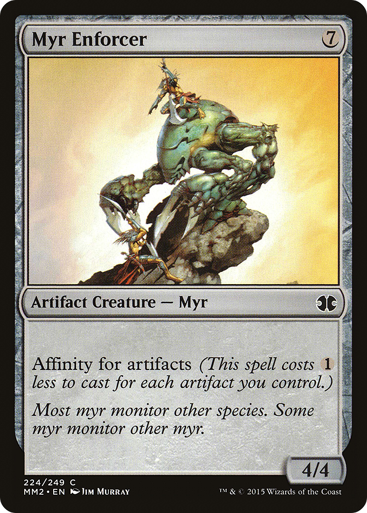 Myr Enforcer [Modern Masters 2015] Foil