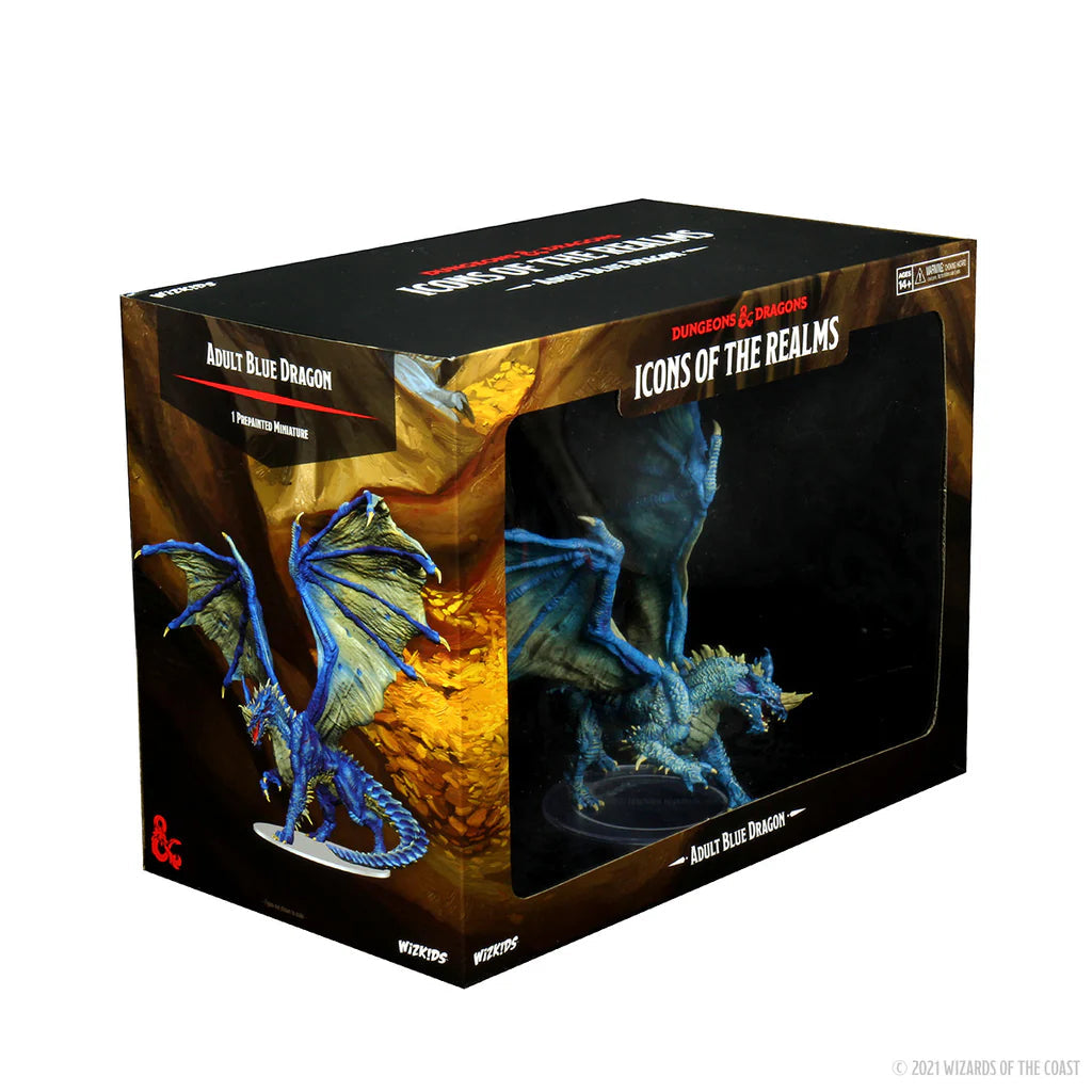 D&D Icons Of The Realms | Adult Blue Dragon (Pre-painted)