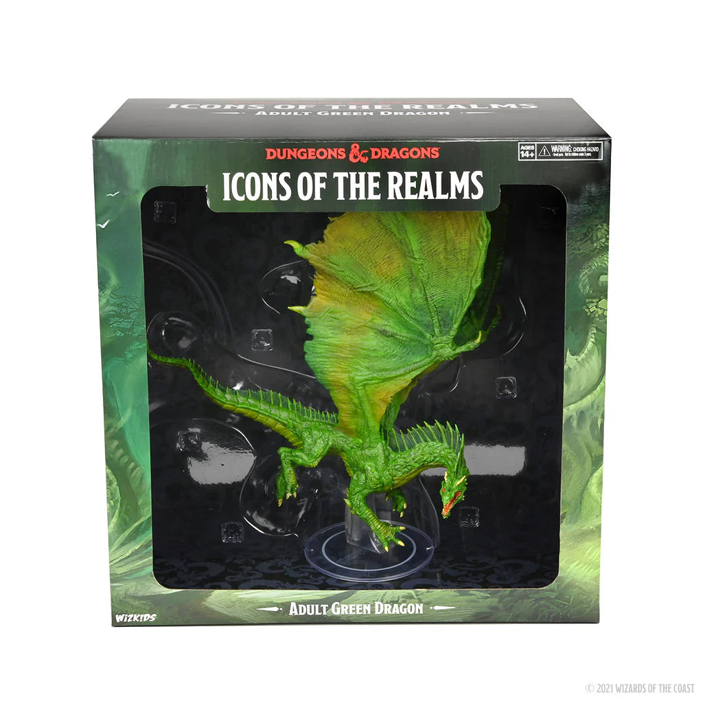 D&D Icons Of The Realms | Adult Green Dragon (Pre-painted)
