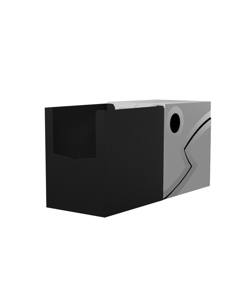 Dragon Shield | Double Shell Deck Box | White/Black