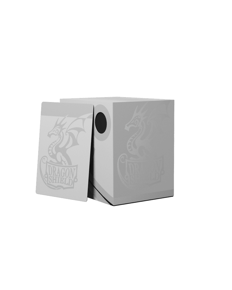 Dragon Shield | Double Shell Deck Box | White/Black
