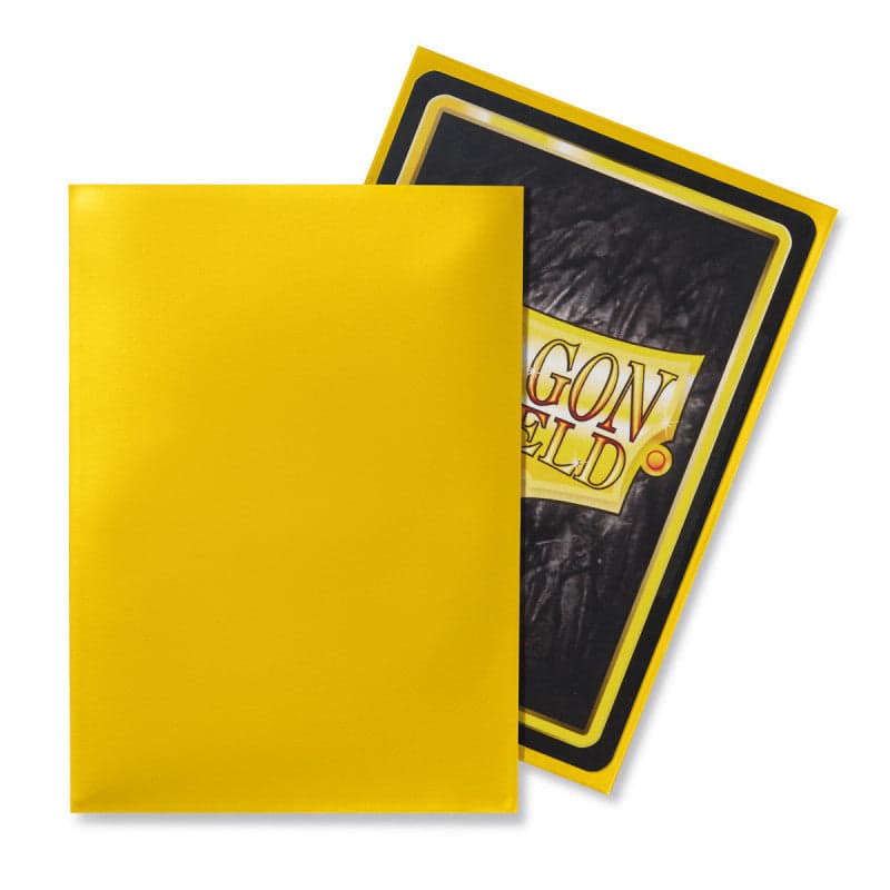 Dragon Shield | Standard Size Sleeves | 100ct | Yellow (Classic)