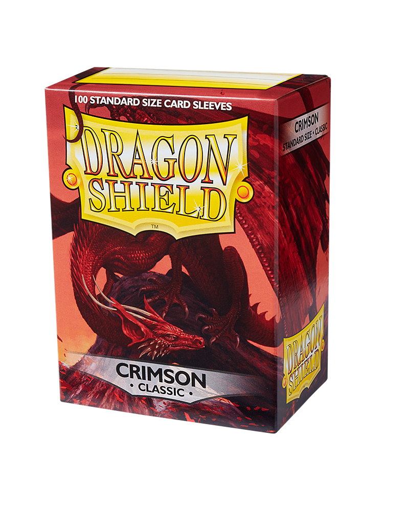 Dragon Shield | Standard Size Sleeves | 100ct | Crimson (Classic)