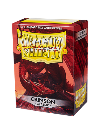 Dragon Shield Classic Sleeves | Standard Size | 100ct Crimson