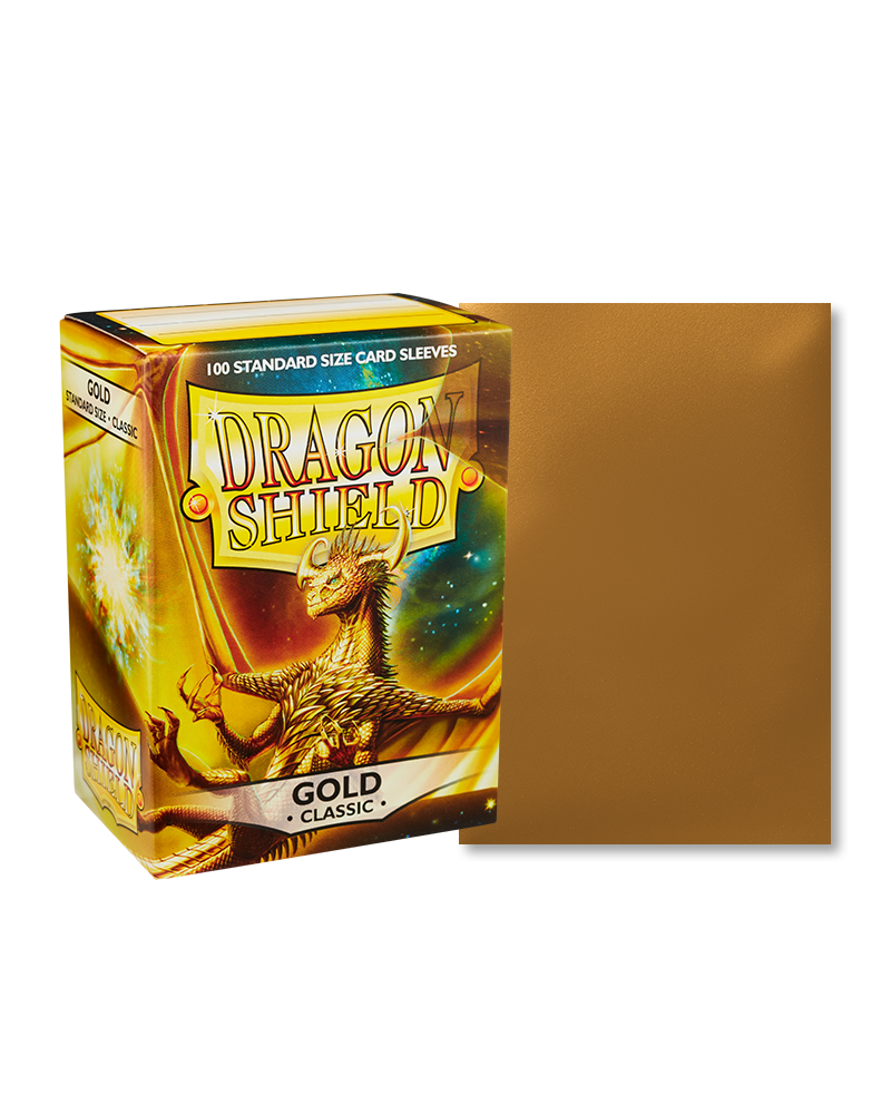 Dragon Shield | Standard Size Sleeves | 100ct | Gold (Classic)